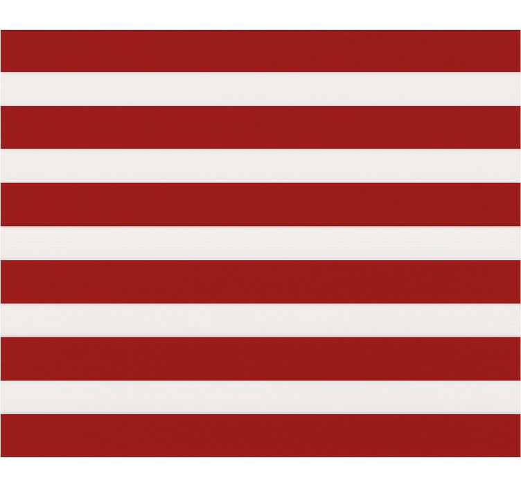 Cortina roller infantil rayas horizontales rojas - TenVinilo