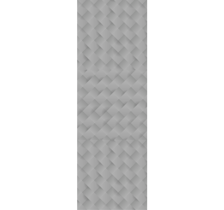 Cortina roller despacho patrón de cuadrados grises - TenVinilo