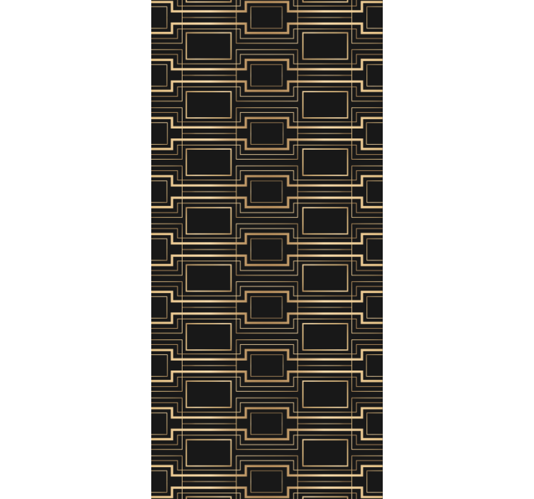Cortina roller oficina formas rectangulares lineales - TenVinilo