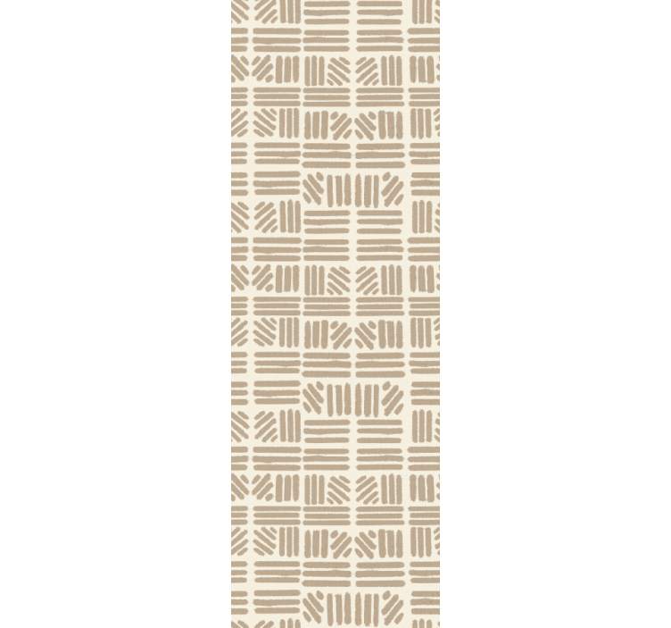 Cortina roller moderno con patrones de líneas geométricas - TenVinilo