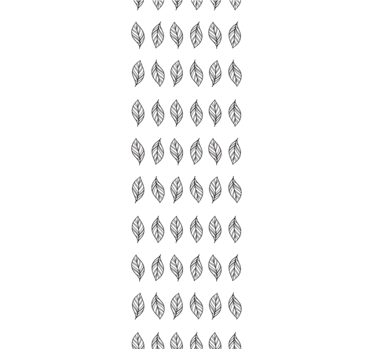 Cortina roller moderno rayas minimalistas en forma de hoja - TenVinilo