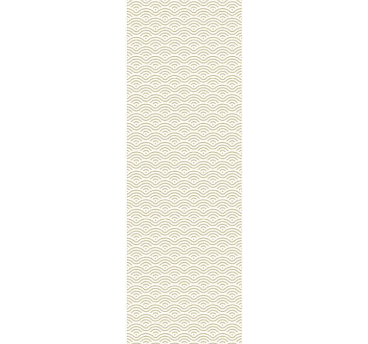 Cortina roller moderno olas simples y tranquilas - TenVinilo