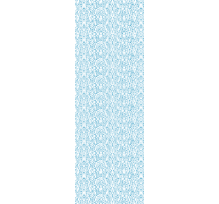 Cortina roller moderno patrón de olas diferente - TenVinilo