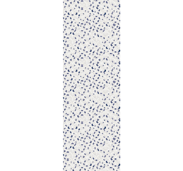 Cortina roller moderno círculos y diamantes - TenVinilo