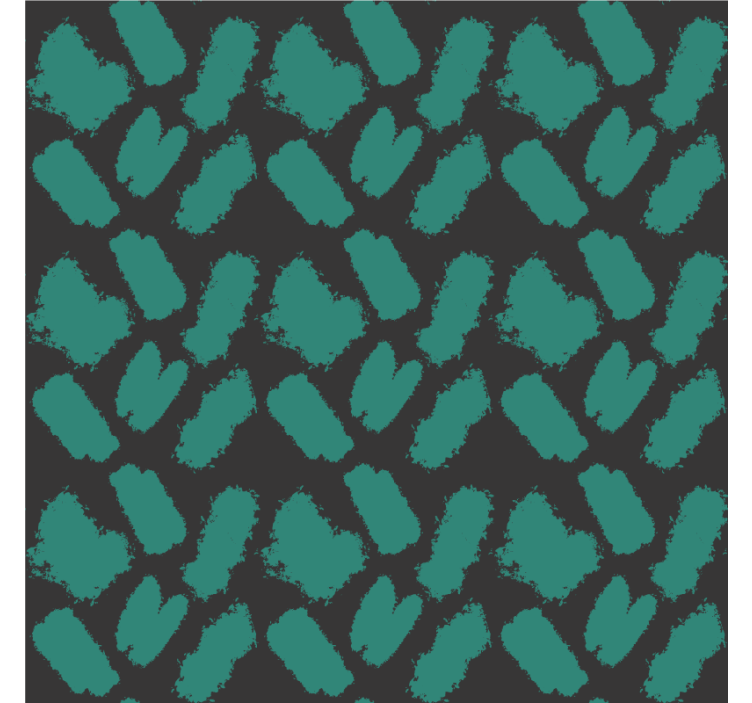 Cortina roller moderno pintura negra y verde - TenVinilo