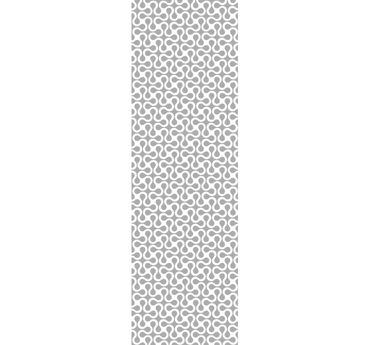 Cortina roller moderno torbellino blanco moderno - TenVinilo