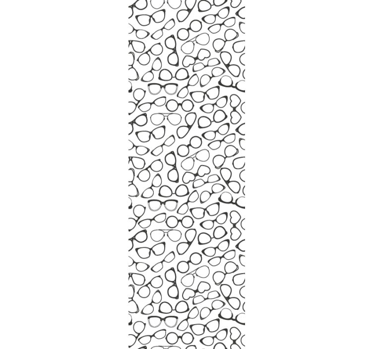 Cortina roller moderno gafas de sol con patrón simple - TenVinilo