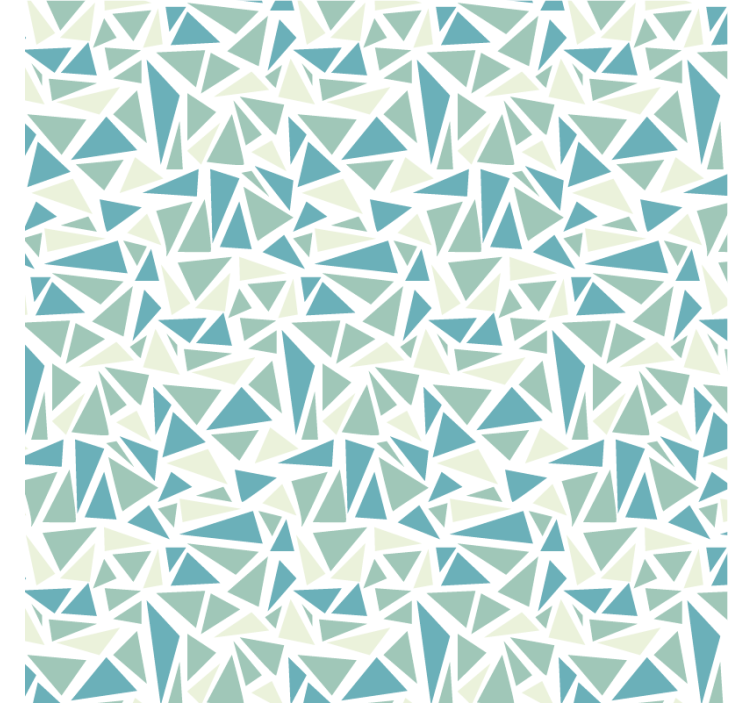 Cortina roller azul mosaico retro verde - TenVinilo