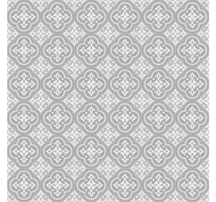 Cortina roller gris azulejos portugueses grises - TenVinilo