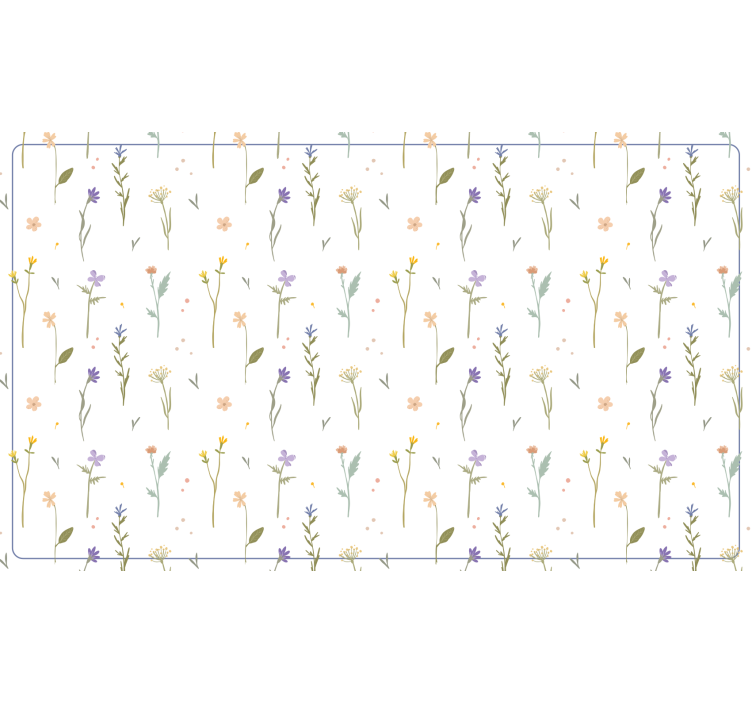 Cortina roller blanca ramas pequeñas de primavera - TenVinilo