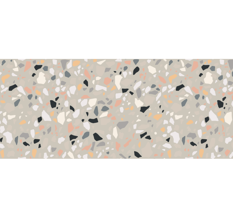 Cortina roller beige beige terrazzo - TenVinilo