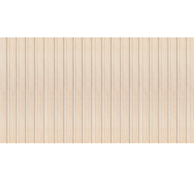 Cortina roller beige con relieve de listones - TenVinilo