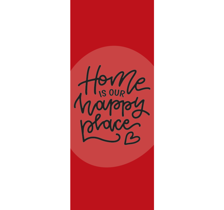 Estor salón Lindo texto negro - TenVinilo