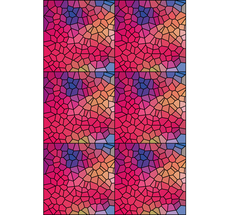 Cortina roller textura patrón de color de mosaico - TenVinilo