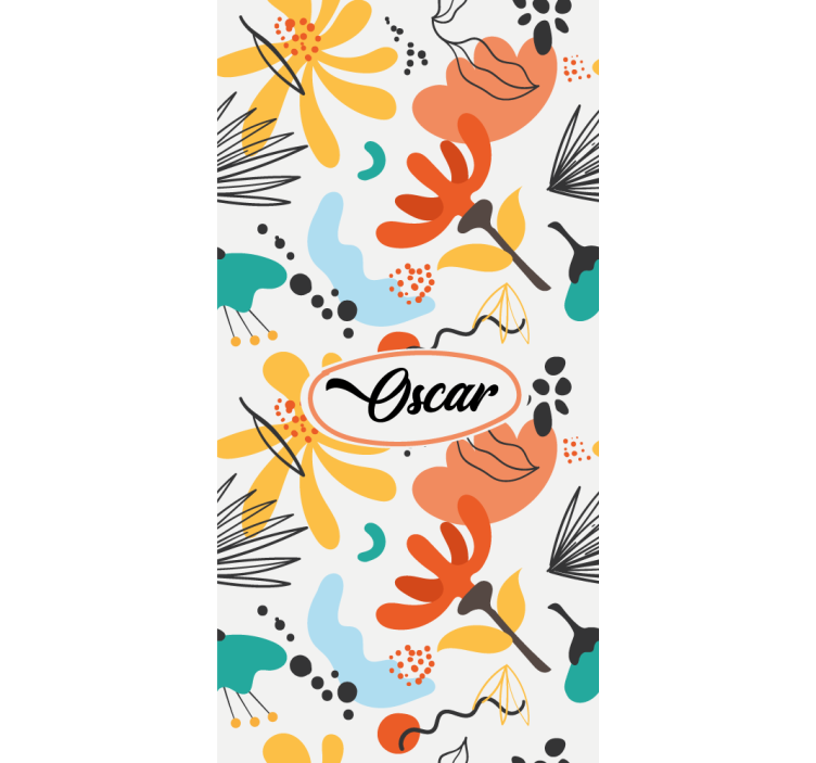 Estor personalizable Arte abstracto con colores brillantes - TenVinilo