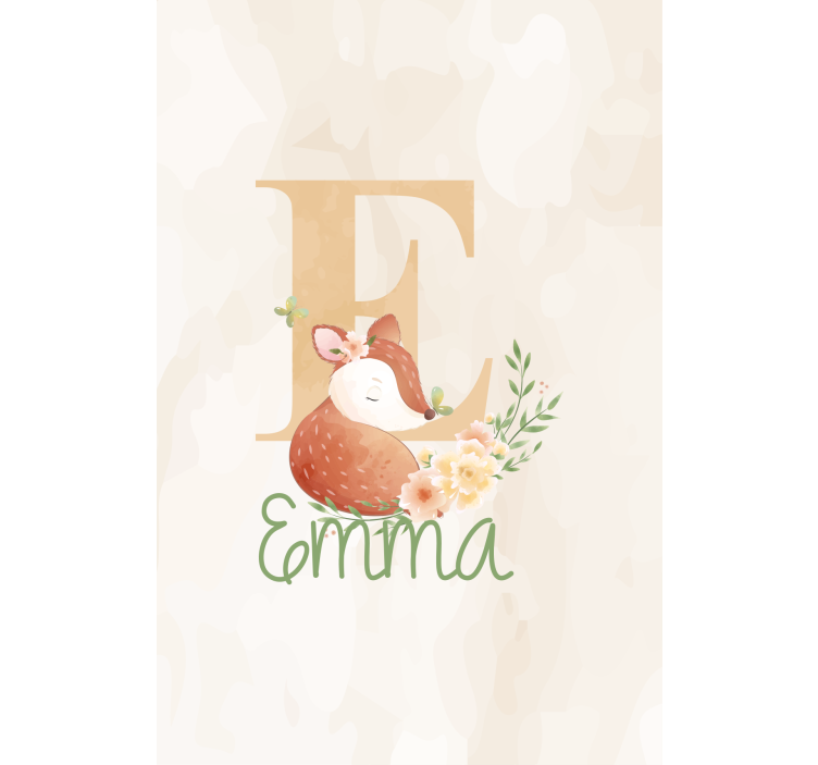 Cortina roller infantil zorro con inicial y nombre - TenVinilo