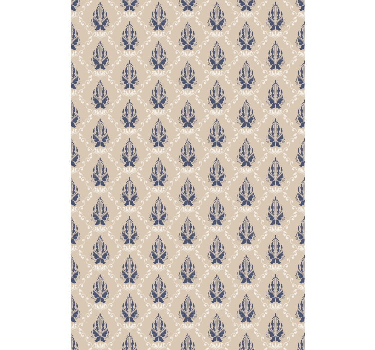 Cortina roller elegante tema botánico delicado - TenVinilo