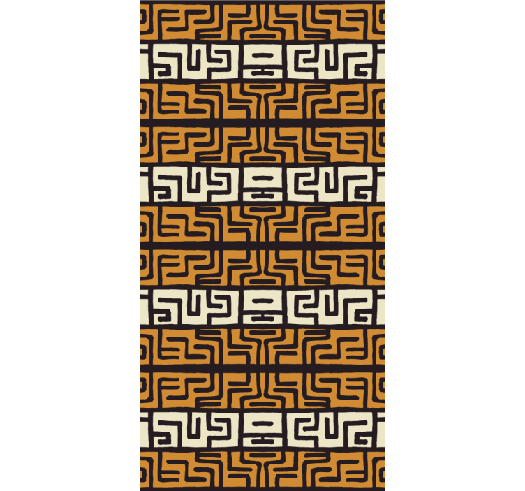 Cortina roller textura mezcla de arreglos geométricos - TenVinilo