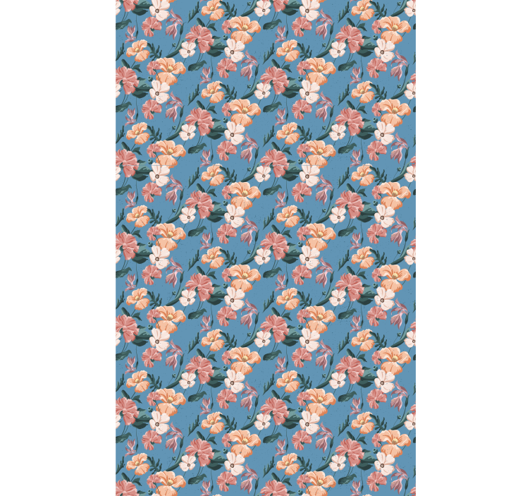 Cortina roller flores delicias con estampados florales - TenVinilo