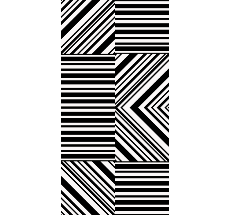 Estor textura Estampado de cebra negro de estilo cosmopolita - TenVinilo