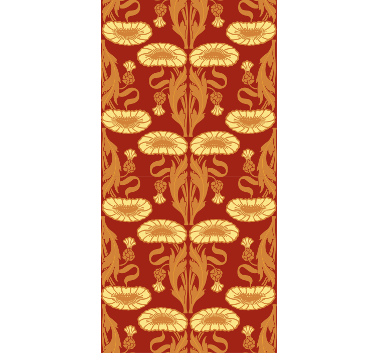 Estor clásico estilo Arte Nuevo - TenVinilo