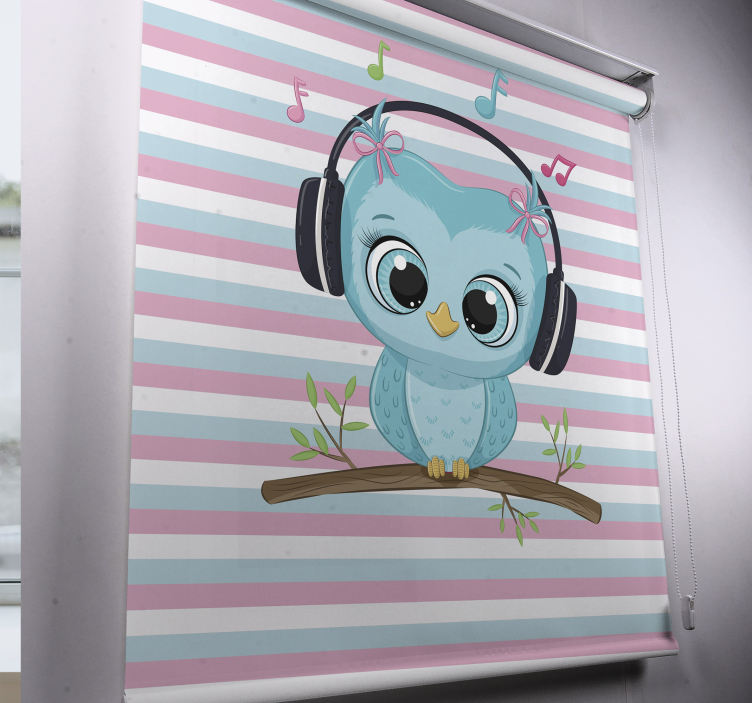 Estor infantil búho musical - TenVinilo