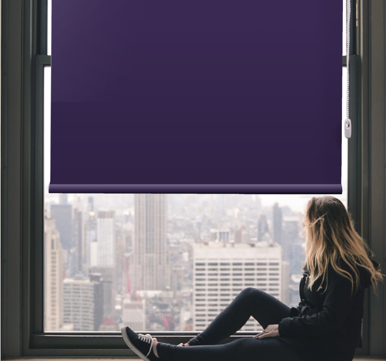 Cortina roller black out elegante tono oscuro - TenVinilo