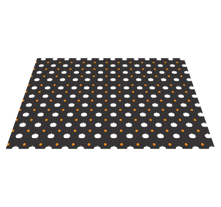 Individual mesa halloween superficie con diseño de calabazas - TenVinilo