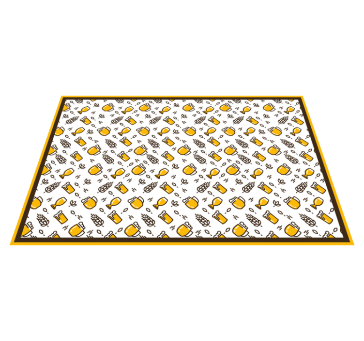 Individual original mesa iconos de cerveza artesanal - TenVinilo