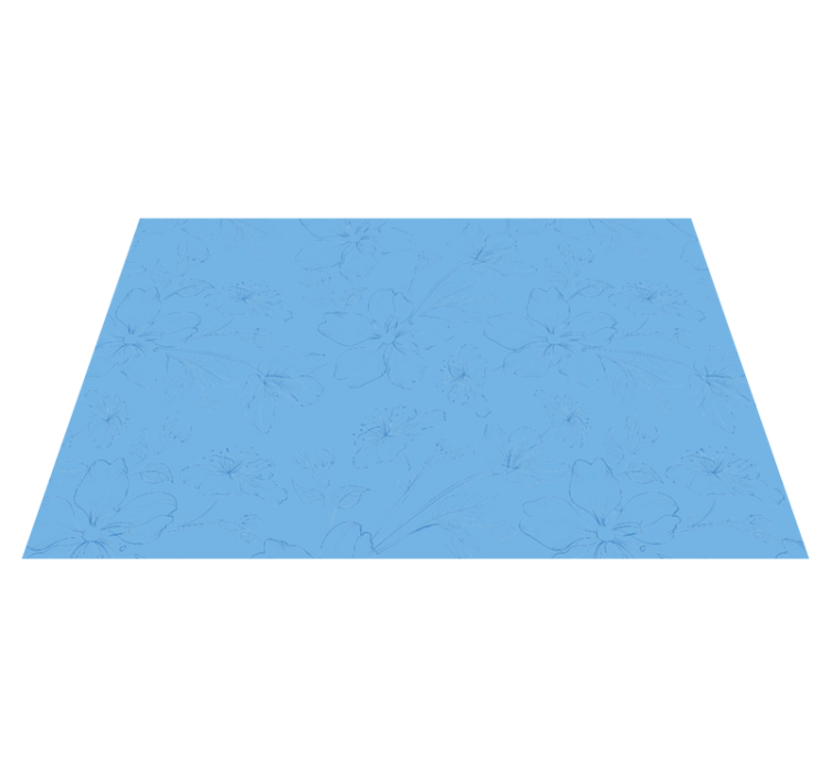 Individual mesa patrón superficie inspirada en botánica - TenVinilo