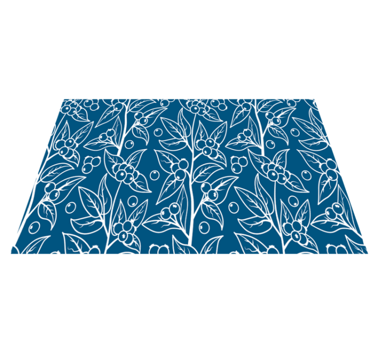 Mantel individual elegante Acebo azul - TenVinilo