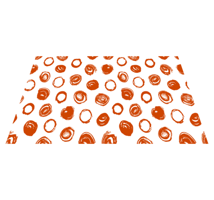 Individual mesa patrón pinceladas circulares - TenVinilo