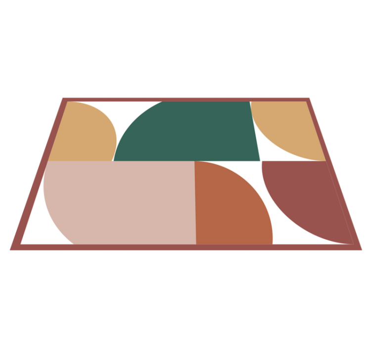 Mantel individual original Patrón abstracto arte geométrico - TenVinilo