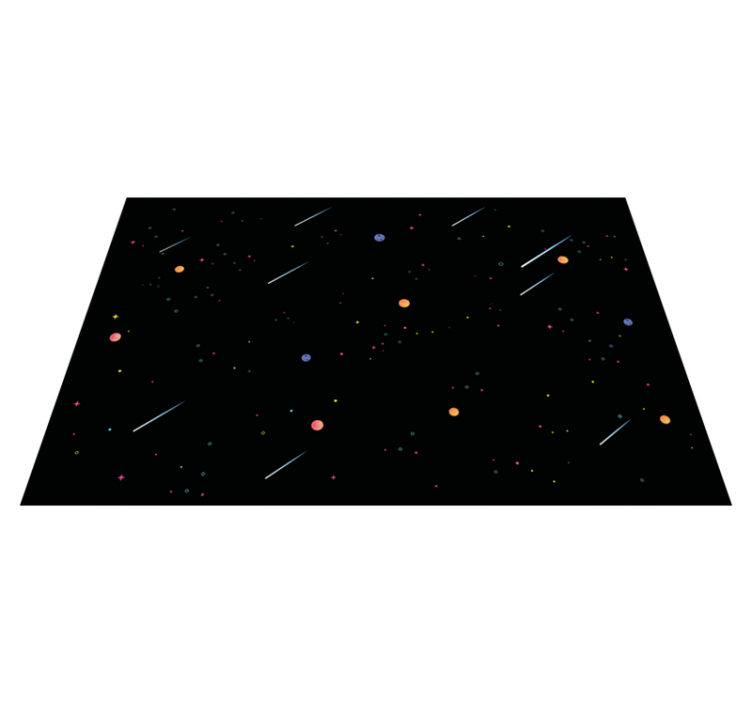 Individual de mesa infantil comida infantil espacial - TenVinilo