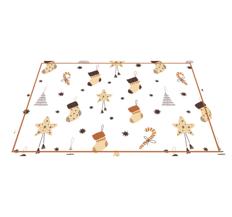 Mantel individual navideño Regalos de navidad patrón brillante - TenVinilo