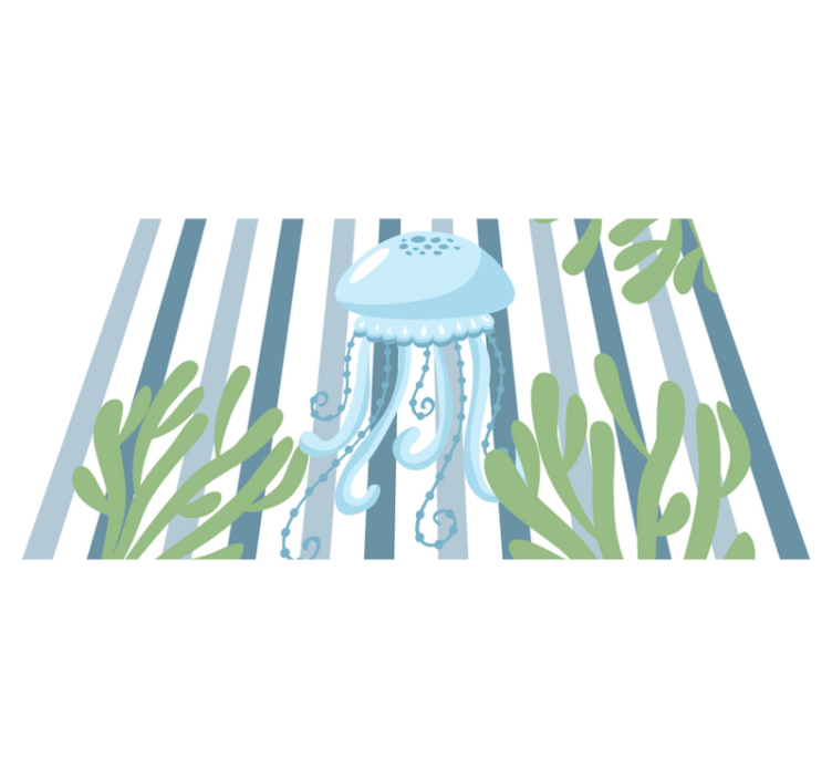 Individual original mesa escena submarina de medusas - TenVinilo