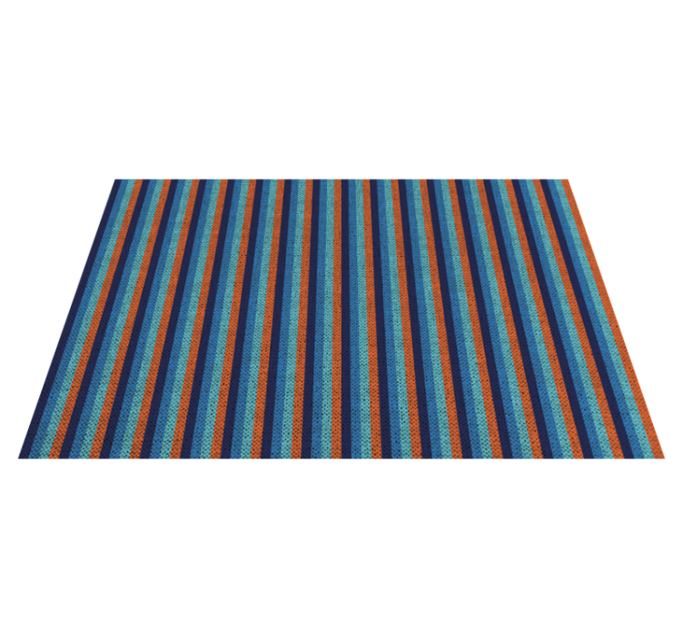 Individual mesa patrón rayas vibrantes - TenVinilo