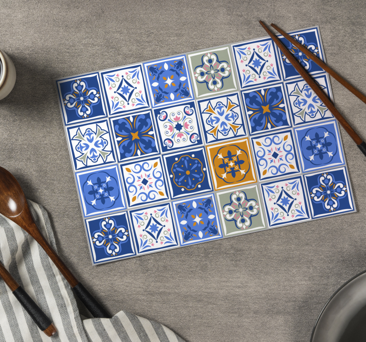 Individual original mesa estilo portugués - TenVinilo