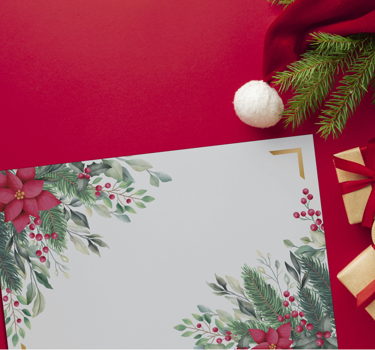 Mantel individual navidad adornos ornamentales - TenVinilo