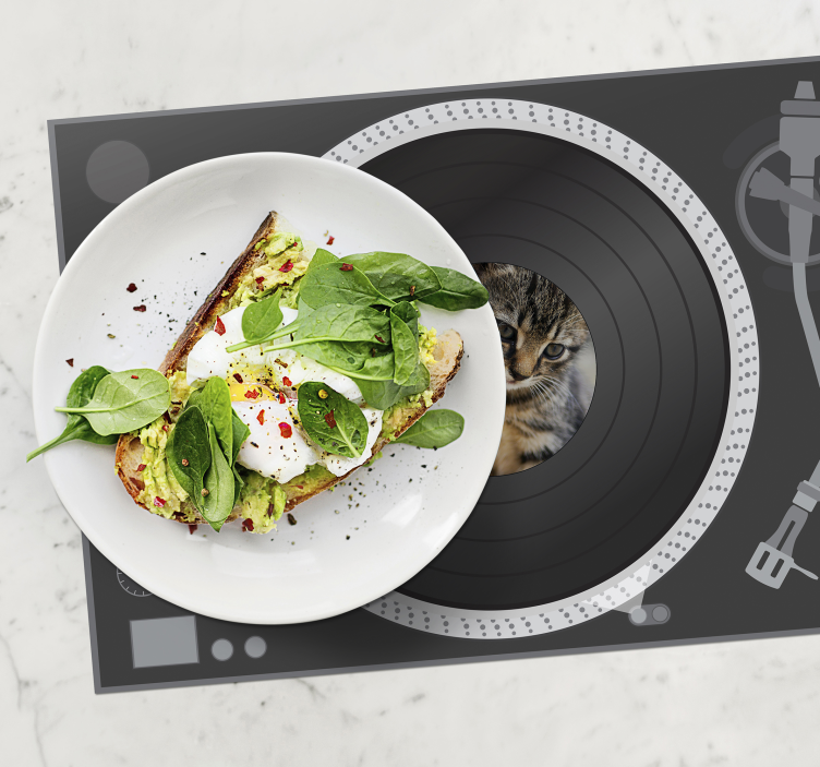 Mantel individual personalizado disco DJ - TenVinilo