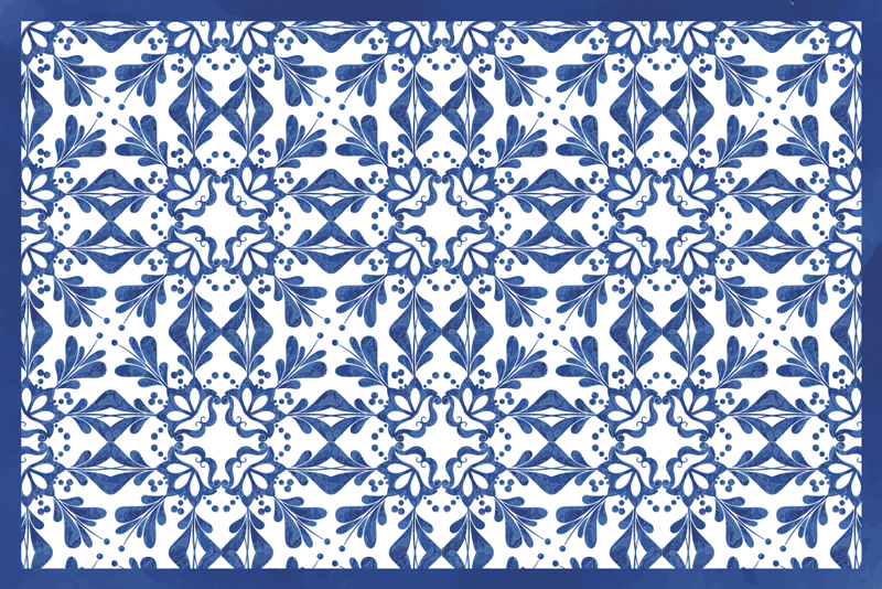 Individual original mesa hidráulica azul clásica - TenVinilo