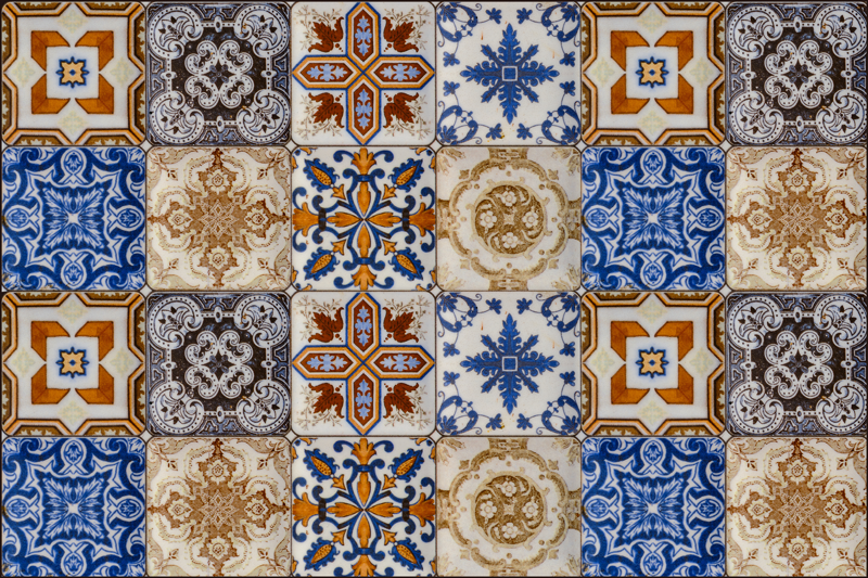 Individual original mesa hidráulica multicolor - TenVinilo