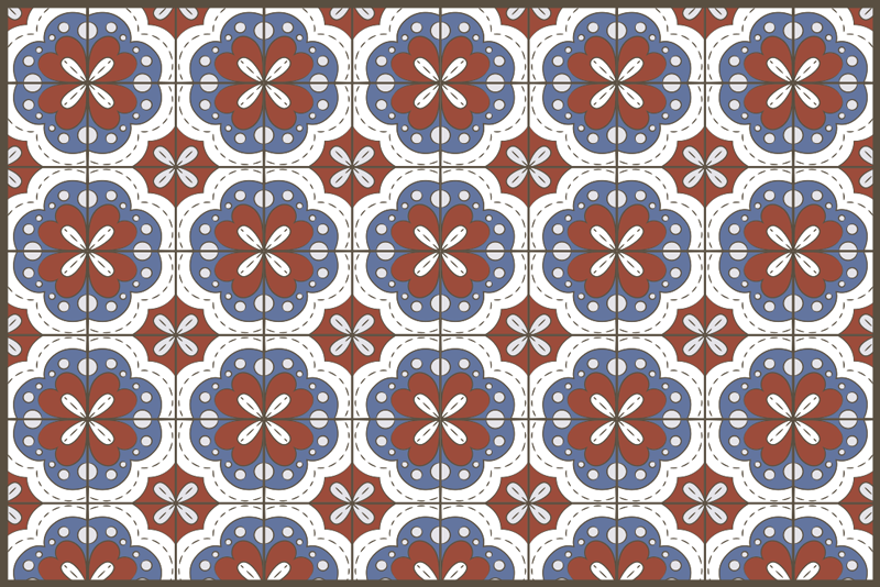 Individual original mesa hidráulica roja - TenVinilo