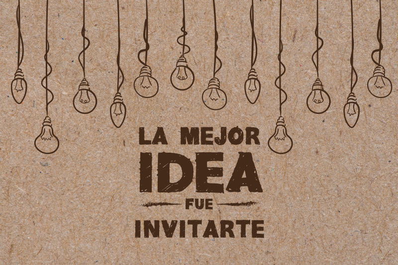 Mantel individual la mejor idea fue invitarte - TenVinilo