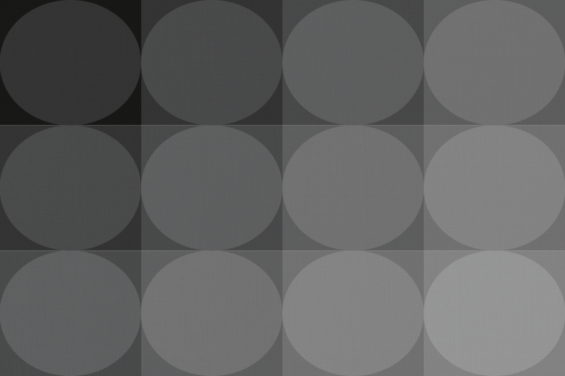 Individual mesa patrón diseño circular sutil - TenVinilo