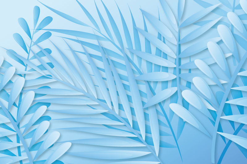 Manteles individuales elegantes de flores - TenVinilo