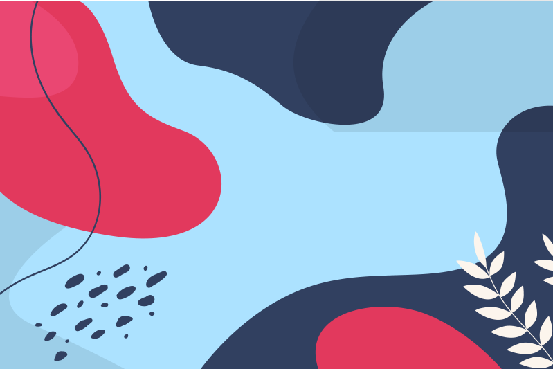 Individual original mesa formas abstractas coloridas - TenVinilo