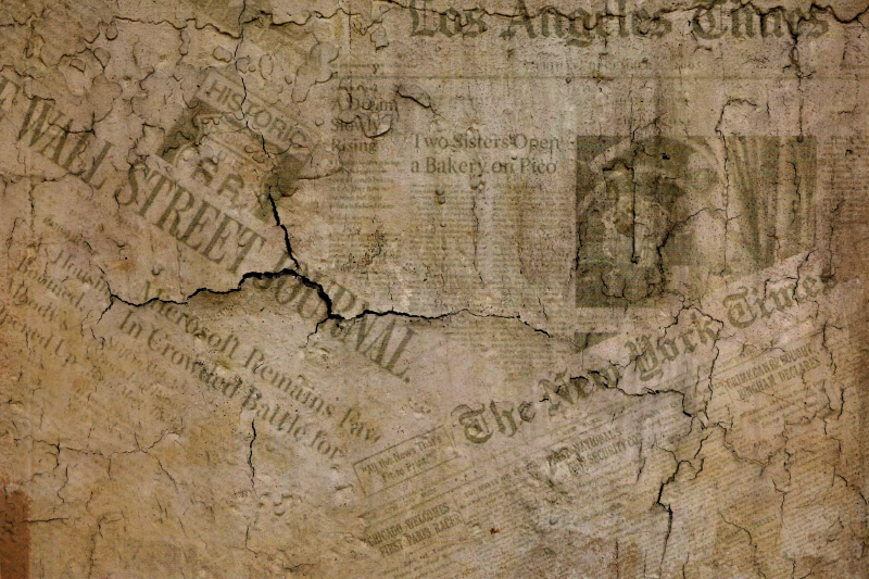 Individual mesa patrón superficie de papel agrietado - TenVinilo