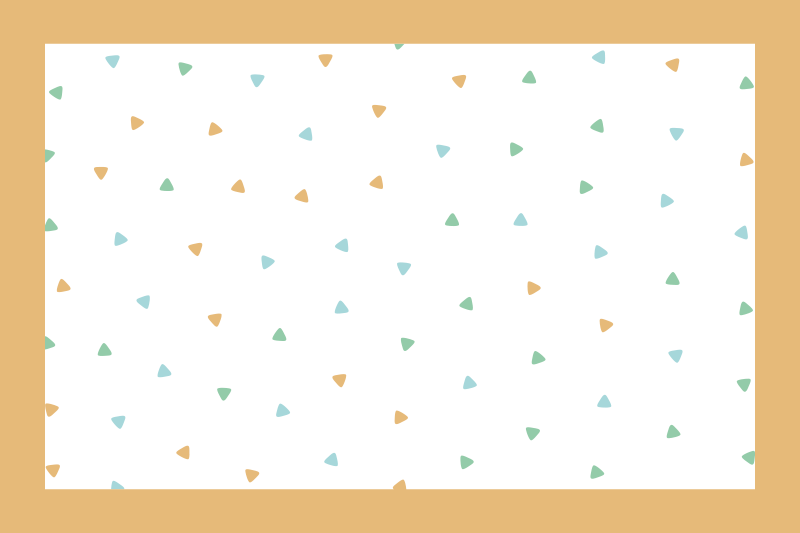 Mantel individual original Triángulos minimalistas - TenVinilo