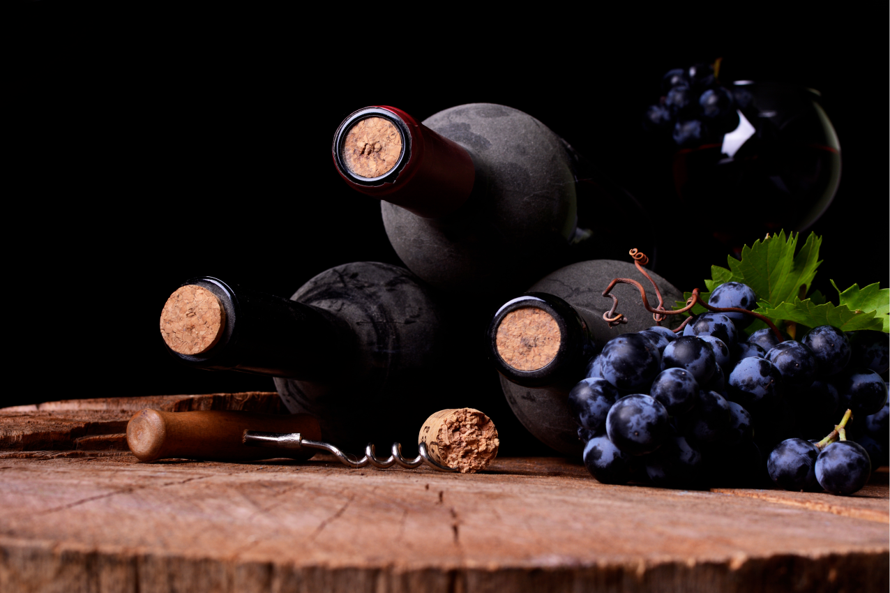 Manteles individuales elegantes Botellas de vino - TenVinilo